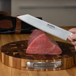 Global Accessories GCB-4535EG Global End Grain Board, 35cm Dia, 4.5cm Thick 11 Global Accessories GCB-4535EG Global End Grain Board, 35cm Dia, 4.5cm Thick -Knives Shop global accessories gcb 4535eg global end grain board 35cm dia 4 5cm thick p652 12200 image