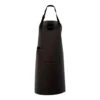 Global Accessories GL-8260BK Deluxe Leather Apron -Black -Knives Shop global accessories gl 8260bk deluxe leather apron black p1070 7040 image