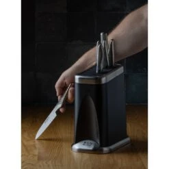 Global G-FIRE7B Fire-Hi 7 Piece Knife Block Set -Knives Shop global g fire7b fire hi 7 piece knife block set p2276 13114 image