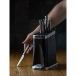 Global G-FIRE7B Fire-Hi 7 Piece Knife Block Set -Knives Shop global g fire7b fire hi 7 piece knife block set p2276 13116 image