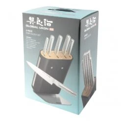 Global Ukon GU-656/6B Ukon 6pce Knife Block Set 9 Global Ukon GU-656/6B Ukon 6pce Knife Block Set -Knives Shop global ukon gu 656 6b ukon 6pce knife block set p1669 9267 image