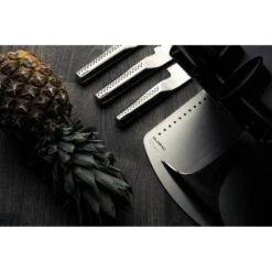 Global Ukon GU-505/6B Global Ukon 6 Pce Knife Block Set -Knives Shop gu 505 6b global ukon 6 pce knife block set p1190 7448 image