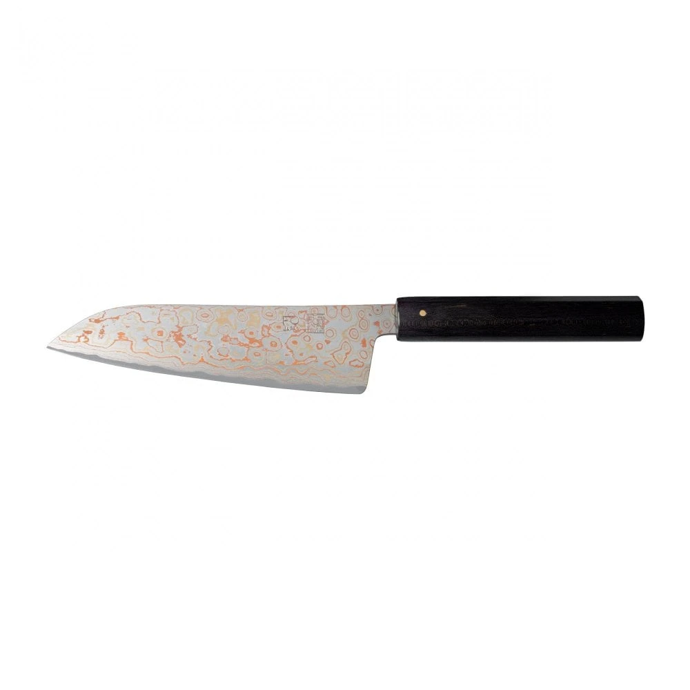 Knives Shop -Knives Shop hinoura tsukasa fan out hinoura tsukasa 16 5cm santoku gobi damascus purple handle p1033 5225 image