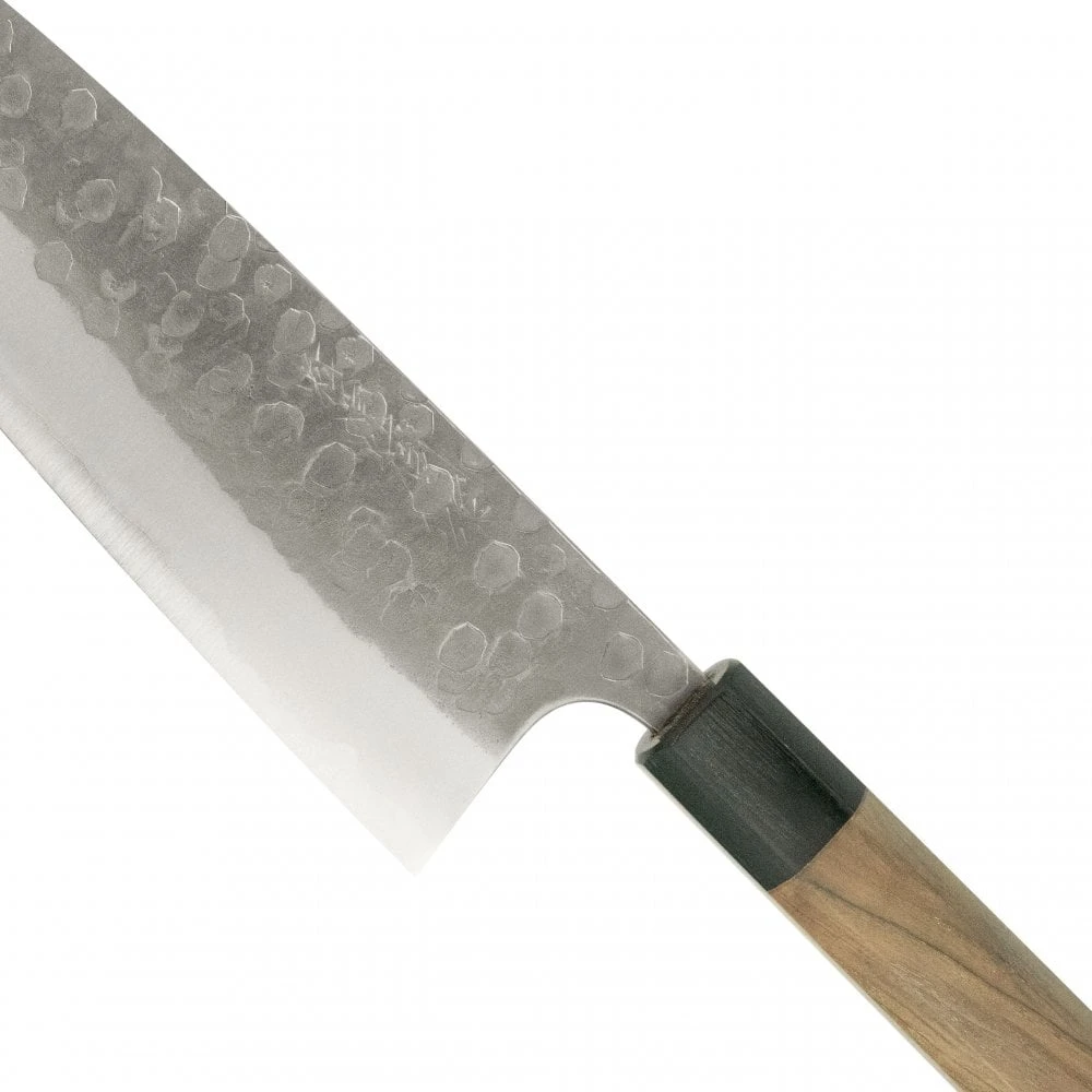 Matsubara Hamono TNK-T210GY-WN Tanaka Tsuchime Super Aogami 21cm Aogami Chef's/Gyuto Knife 4 Matsubara Hamono TNK-T210GY-WN Tanaka Tsuchime Super Aogami 21cm Aogami Chef's/Gyuto Knife - Image 2