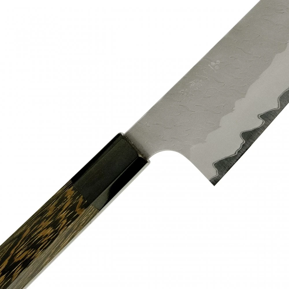 Nigara Hamono Aogami Super Steel Tsuchime Kiritsuke Gyuto 210 Mm Wenge Black Buffalo Handle 4 Nigara Hamono Aogami Super Steel Tsuchime Kiritsuke Gyuto 210 Mm Wenge Black Buffalo Handle - Image 2