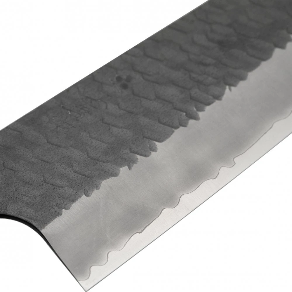 Nigara Hamono Nigara Hamono SG-2 Kurouchi Tsuchime 18cm Santoku 4 Nigara Hamono Nigara Hamono SG-2 Kurouchi Tsuchime 18cm Santoku - Image 2