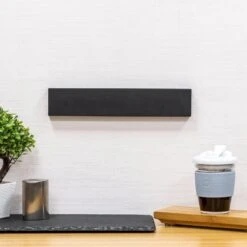 Rockingham Forge 30cm Magnetic Rubber Wood Knife Rack With Wall Fixings, Cherry Black -Knives Shop rockingham forge 30cm magnetic rubber wood knife rack with wall fixings cherry black p994 4455 image