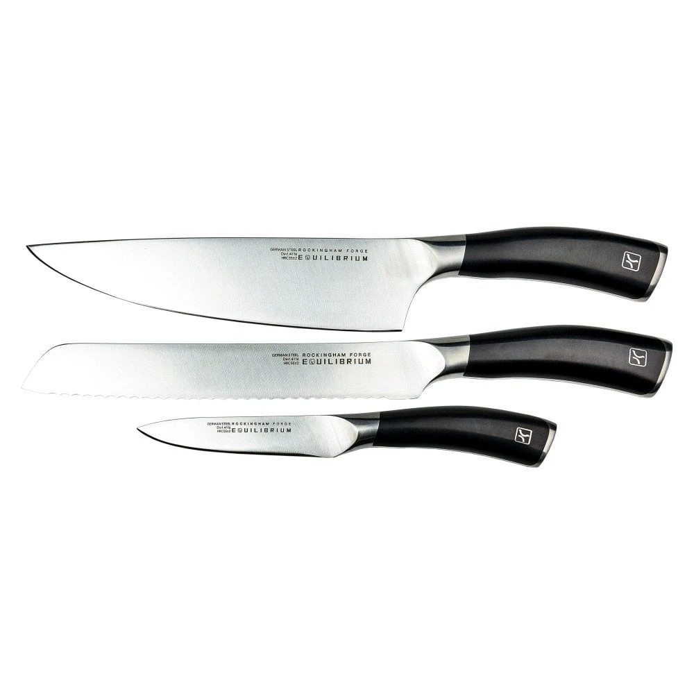 Rockingham Forge Equilibrium RF-3519 3 Pce Kitchen Knife Set 4 Rockingham Forge Equilibrium RF-3519 3 Pce Kitchen Knife Set - Image 2